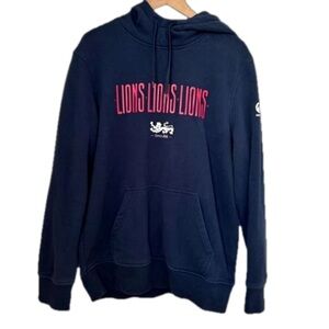 Canterbury Team England Rugby Hoodie (Navy and Red). Size L